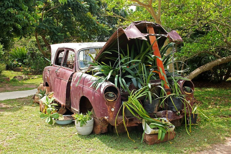 Recycled Outdoor Decor